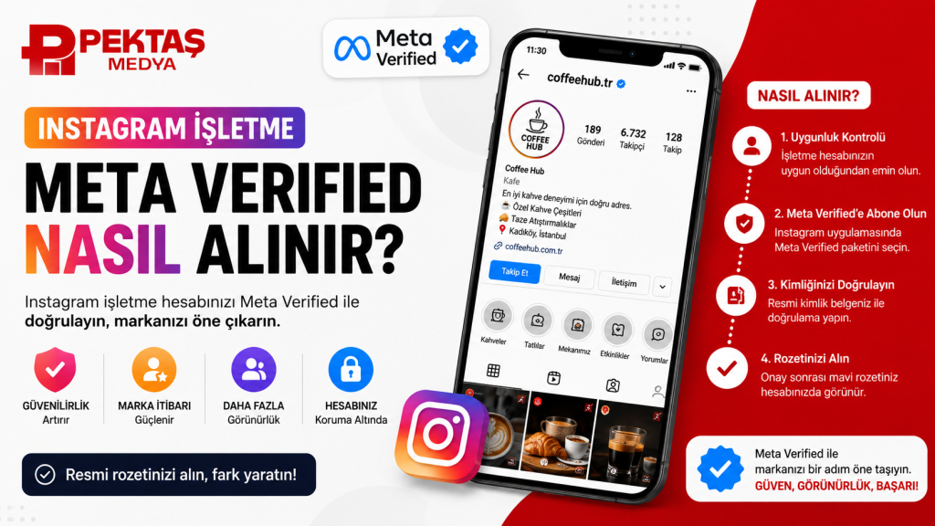 Instagram işletme meta verified alma rehberi