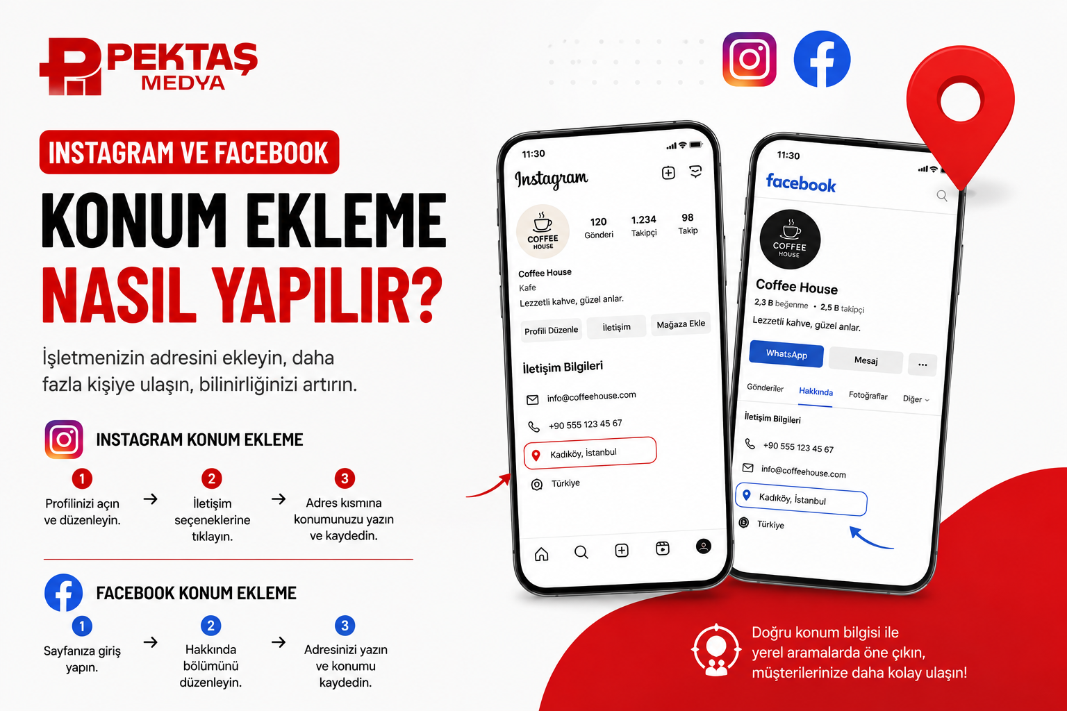 instagram konum ekleme