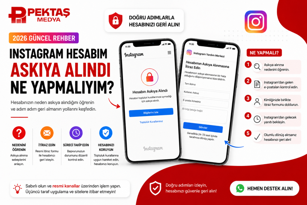 instagram hesabım askıya alındı ne yapmalıyım